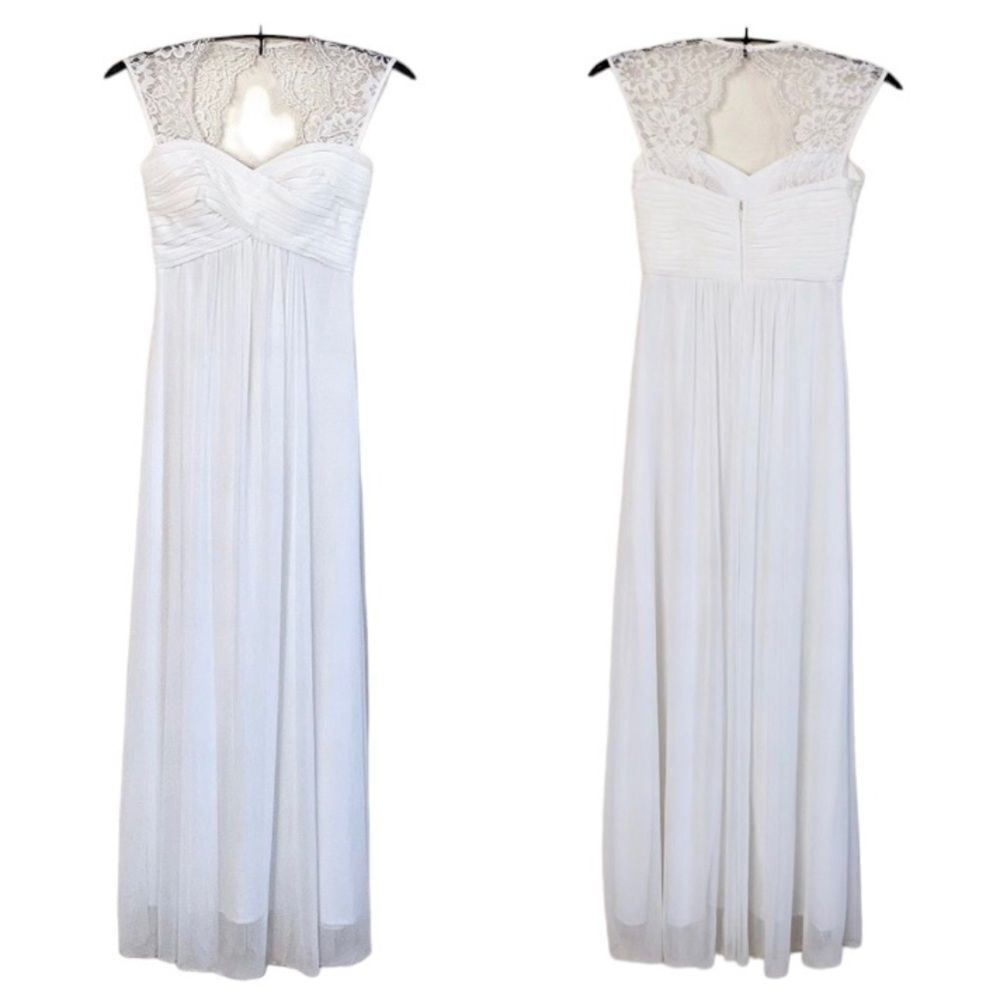 Eva USA Sleeveless Semi Formal Wedding Dress Sz S